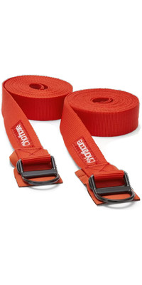 2024 Northcore D-Ring 5M Roof Rack Straps / Tie Downs NOCO22B - Red