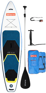 2022 Ohana 11'6" Tourer Gonflable Stand Up Paddle Board Package - Pagaie, Planche, Sac, Pompe Et Laisse