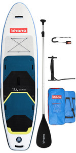 2022 Ohana 12'4" Cruiser Gonflable Stand Up Paddle Board Package - Planche, Pagaie, Sac, Pompe Et Laisse