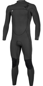 2023 O'Neill Mens Ninja 3/2mm Chest Zip Wetsuit 5469 - Black