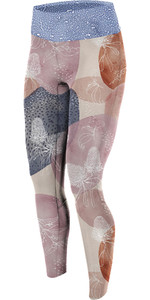 2022 O'neill Bahia 1.5mm Wetsuit Legging Voor Dames 5493 - Desert Bloom / Drift Blue