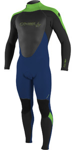 2023 O'Neill Youth Epic 4/3mm Back Zip GBS Wetsuit 4216 - Navy / Day Glow