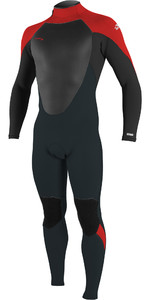 2023 O'Neill Youth Epic 5/4mm Chest Zip Wetsuit 5372 - Graphite / Smoke / Red