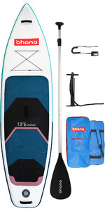 2022 Ohana 10'6" Cruiser Gonflable Stand Up Paddle Board Package - Pagaie, Planche, Sac, Pompe Et Laisse