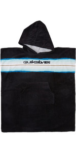 2022 Quiksilver Junior Hooded Changing Robe / Poncho AQBAA03033 - Black / Blue