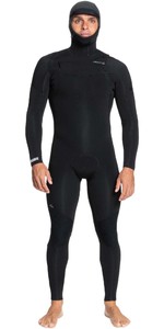2023 Quiksilver Mens Everyday Sessions 5/4/3mm Chest Zip Hooded Wetsuit EQYW203030 - Black