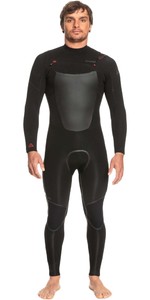 2023 Quiksilver Marathonsessies Voor Heren 5/4/3 5/4/3mm Wetsuit Met Borstrits Chest Zip - Zwart