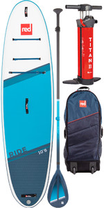 2023 Red Paddle Co 10'6 Ride Stand Up Paddle Board, Bag, Pump, Paddle & Leash - Hybrid Tough Package