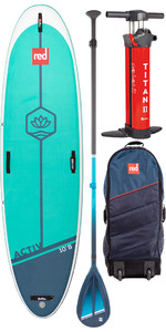 2023 Red Paddle Co 10'8 Activ Stand Up Paddle Board, Bag, Pump, Paddle & Leash - Hybrid Tough Package