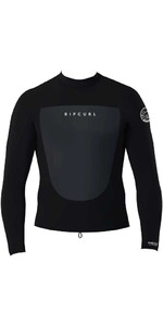 2022 Rip Curl Mens Omega Wetsuit Jacket 112MWJ - Black