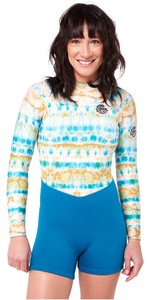 2022 Rip Curl Damen G-bomb Eco 2mm Shorty Neoprenanzug WSP3AV - Light Aqua