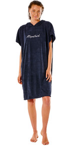2022 Rip Curl Womens Script Hooded Towel GTWFM1 - Black