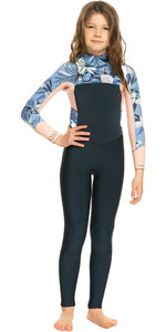 2023 Roxy Girls Swell Series 4/3mm Chest Zip GBS Wetsuit ERGW103058 - Allure
