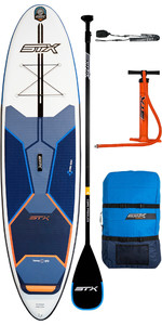 2022 Stx 10'6" Freeride Gonflable Stand Up Paddle Board Package - Planche, Pagaie, Sac, Pompe Et Laisse