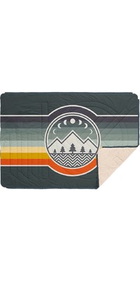 2022 Voited Limited Cloudtouch Indoor / Outdoor Campingdecke V21un03blctc - Camp Vibes / Greengabel