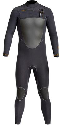 2023 Xcel Mens Drylock X 3/2mm Chest Zip Wetsuit MC32DRP1 - BLACK