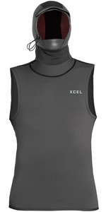 2023 Xcel Heren Isolaat-x 2mm Vest Met Capuchon Ape402h8 - Zwart