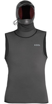 2023 Xcel Mens Insulate-X 2mm Hooded Vest APE402H8 - Black