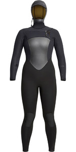 2023 Xcel Womens Drylock 6/5mm Hooded Chest Zip Wetsuit WC65DHN1 - Black
