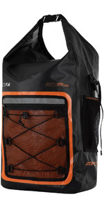 2022 Zone3 30L Open Water Dry Bag Tech Backpack SA22DBTB101 - Orange / Black