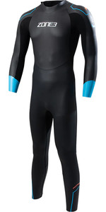 2022 Zone3 Men's Aspect Breaststroke Wetsuit Ws23mapt101 - Black / Blue