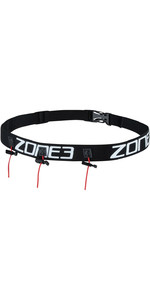2022 Zone3 Ultimate Cintura Porta Numero Con Passanti In Gel Ra18rbgl112 - Nero / Rosso
