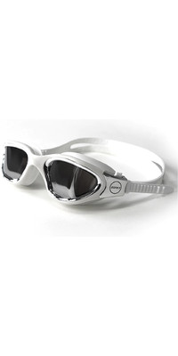 2022 Zone3 Vapour Swim Goggles SA18GOGVA102 - White / Silver