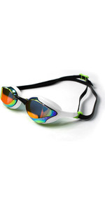 2022 Zone3 Streamline Racing Schwimmbrille Sa19gogvo102 - Weiß / Lime