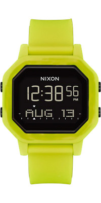 2023 Nixon Siren Surf horloge A1311 - Citroen / Zwart