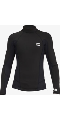 2023 Billabong Mens Absolute Poly Lite 1mm Wetsuit Jacket ABYW800113 - Black