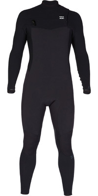 2023 Billabong Mens Furnace 4/3mm GBS Chest Zip Wetsuit ABYW100187 - Black