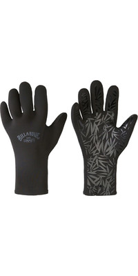 2023 Billabong Womens 5mm Synergy Wetsuit Gloves Z4GL41 - Black