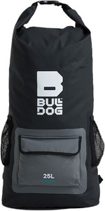 2023 Bulldog 25l Dry Rucksack Bddbp-25 - Schwarz / Petrol
