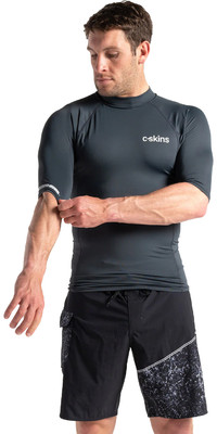 2023 C-skins Uomo Uv Skins Basics Manica Corta Lycra Vest C-lyssmc - Antracite