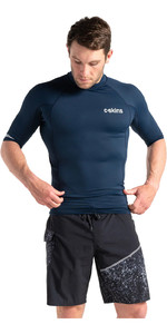 2023 C-skins Mens Uv Skins Basics Short Sleeve Rash Vest C-lyssmc - Schiefer Navy