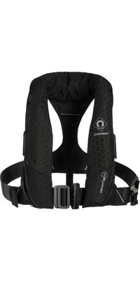 2024 Crewsaver Crewfit + 180N ISO Single Automatic Lifejacket With Harness 9735BKAP - Black