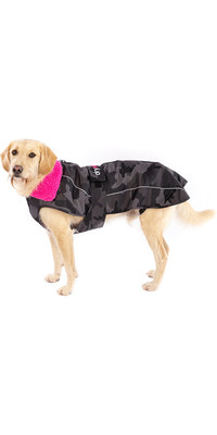2024 Dryrobe Dog Coat V3 DRV3 - Black Camo / Pink