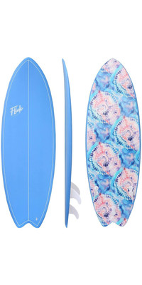 2023 Flick 5ft10 Softboard 13023 - Blue / Tie Dye Effect