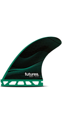 2023 Futures F6 Legacy Series Honeycomb Tri Medium Surfboard Fenor FHCF6 - Green