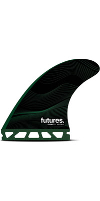 2023 Futures Fins F8 Legacy Honeycomb Series Thruster Large Surfboard Fins FHCF8 - Green