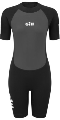 2024 Gill Womens Pursuit 3/2mm Shorty Wetsuit 5031W - Black