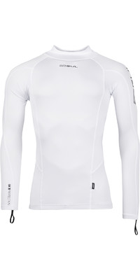 2023 Gul Mens UV Protection Long Sleeve Rashguard RG0339/B9 - White