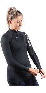 2023 Gul Dames Uv Protection Lange Mouw Lycra Vest Rg0331/b9 -zwart