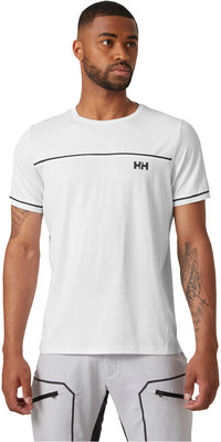 2023 Helly Hansen Heren Hp Ocean T-shirt 34238 - Wit