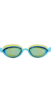 2023 Huub Pinnacle Air Seal Svømmebriller A2-PINN - Aqua / Fluo Yellow