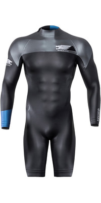 2023 HO Sports Syndicate Dry-Flex 1.5mm Langärmel Rückenreißverschluss Shorty Neoprenanzug HA-WET-SYN-LS - Black