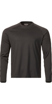 2023 Musto Hommes Evolution T-shirt Manches Longues Sunblock 2.0 81155 - Noir