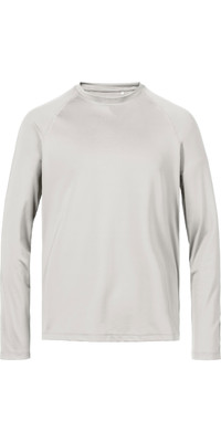 2023 Musto Uomo Evolution T-shirt Manica Lunga Sunblock 2.0 81155 - Platino