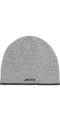 2024 Musto Reversible Beanie Hat 86102 - Grey Melange / Navy