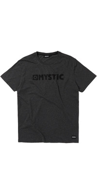 2024 Mystic Männer Brand Tee Shirt 35105.22033 - Asphalt Melee